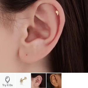 Maria Tash Paisley threaded stud